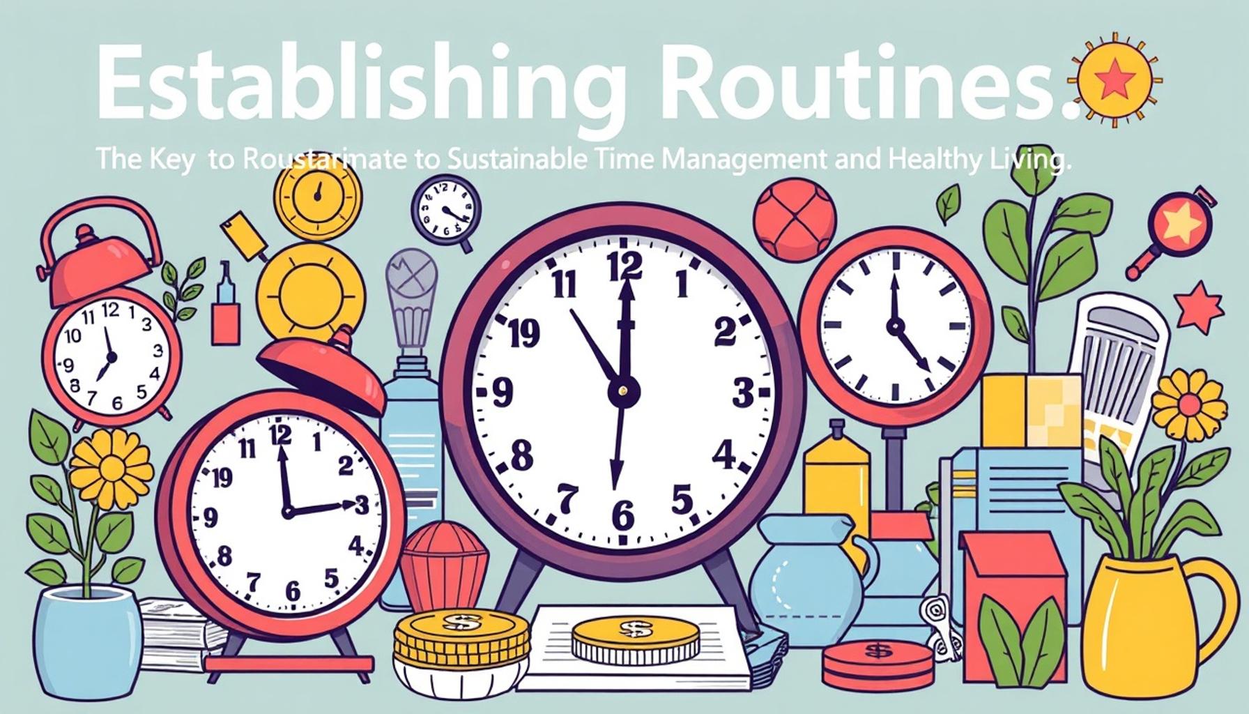 Establishing Routines: The Key to Sustainable Time Management and Healthy Living